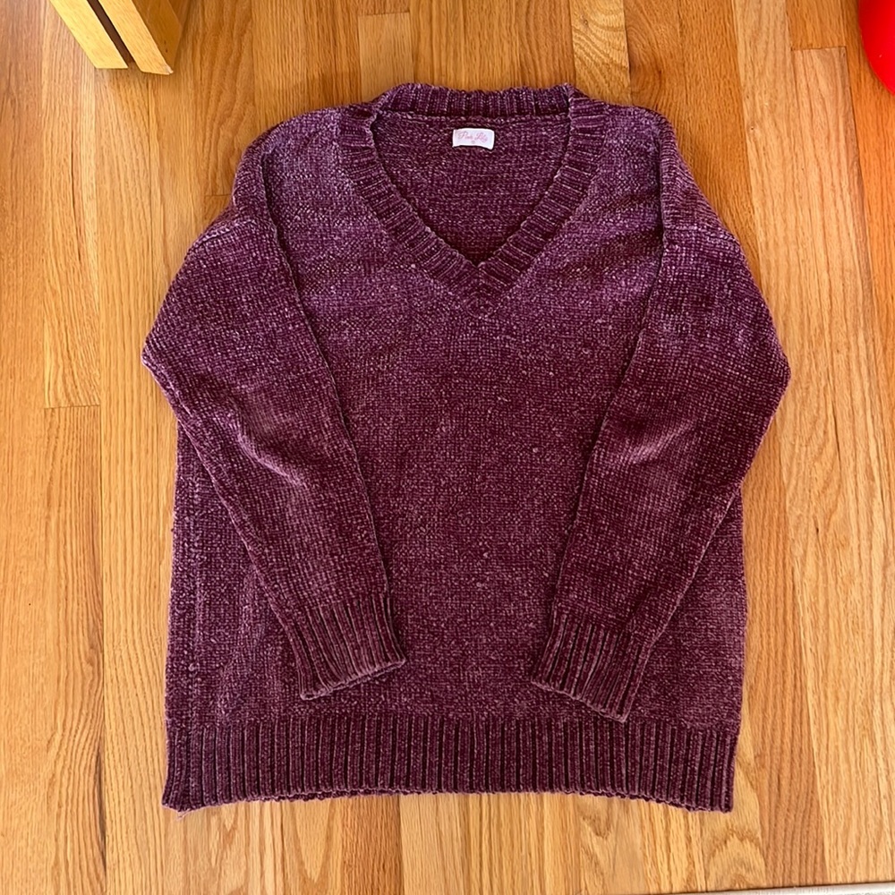 Pink Lily Chenille Sweater